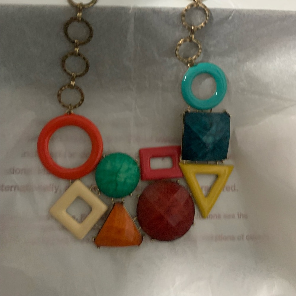 amrita singh geometrical necklace